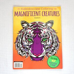 Kaleidoscope Coloring Magnificent Creatures Adult Kid Teen Animal Coloring Book